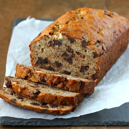 Pain au banane et chocolat